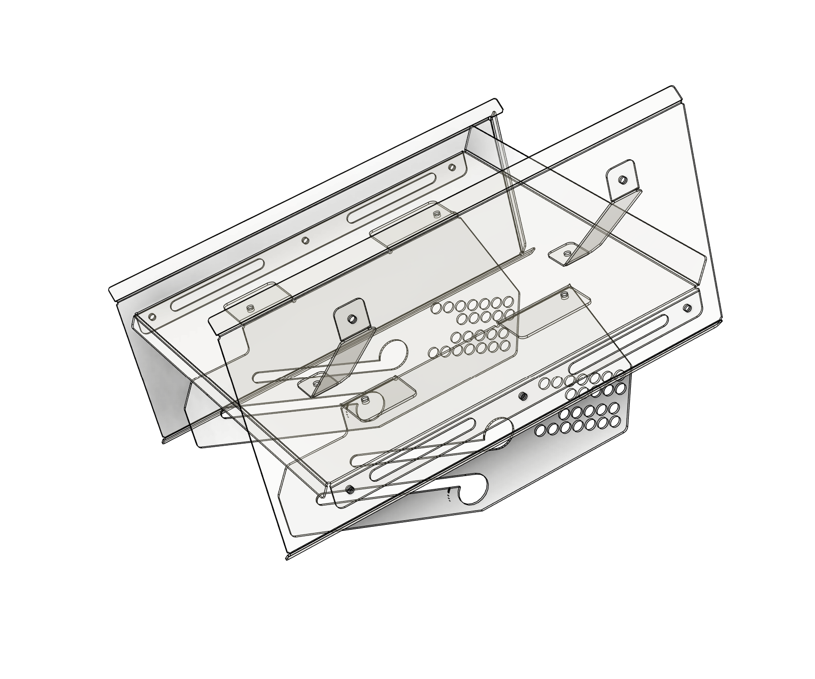TP3D Sprint 7X7 Top Wing with Mounts