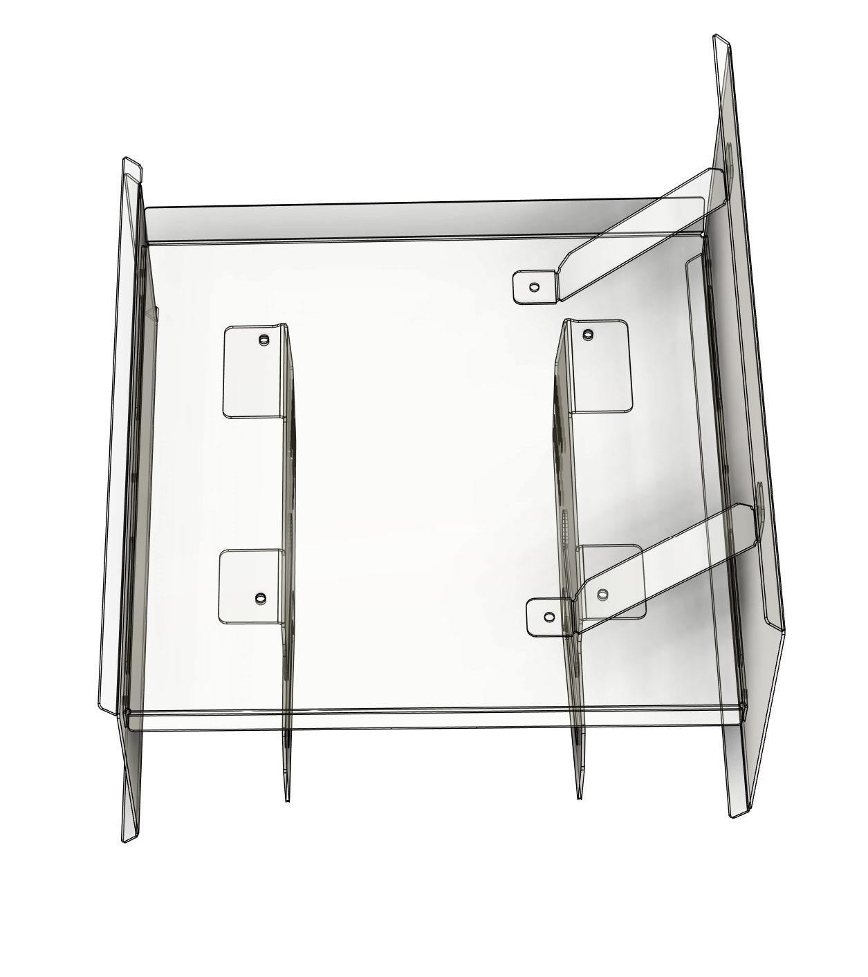 TP3D Sprint 7X7 Top Wing with Mounts