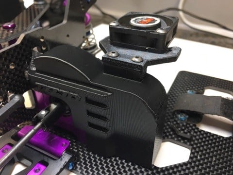 TP3D Custom Works gear cover with fan mount
