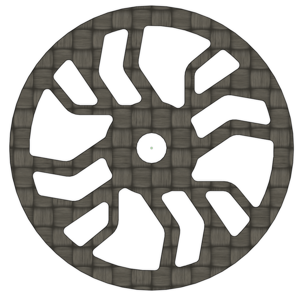 TP3D 3D Radio Wheel with Carbon Fiber Insert