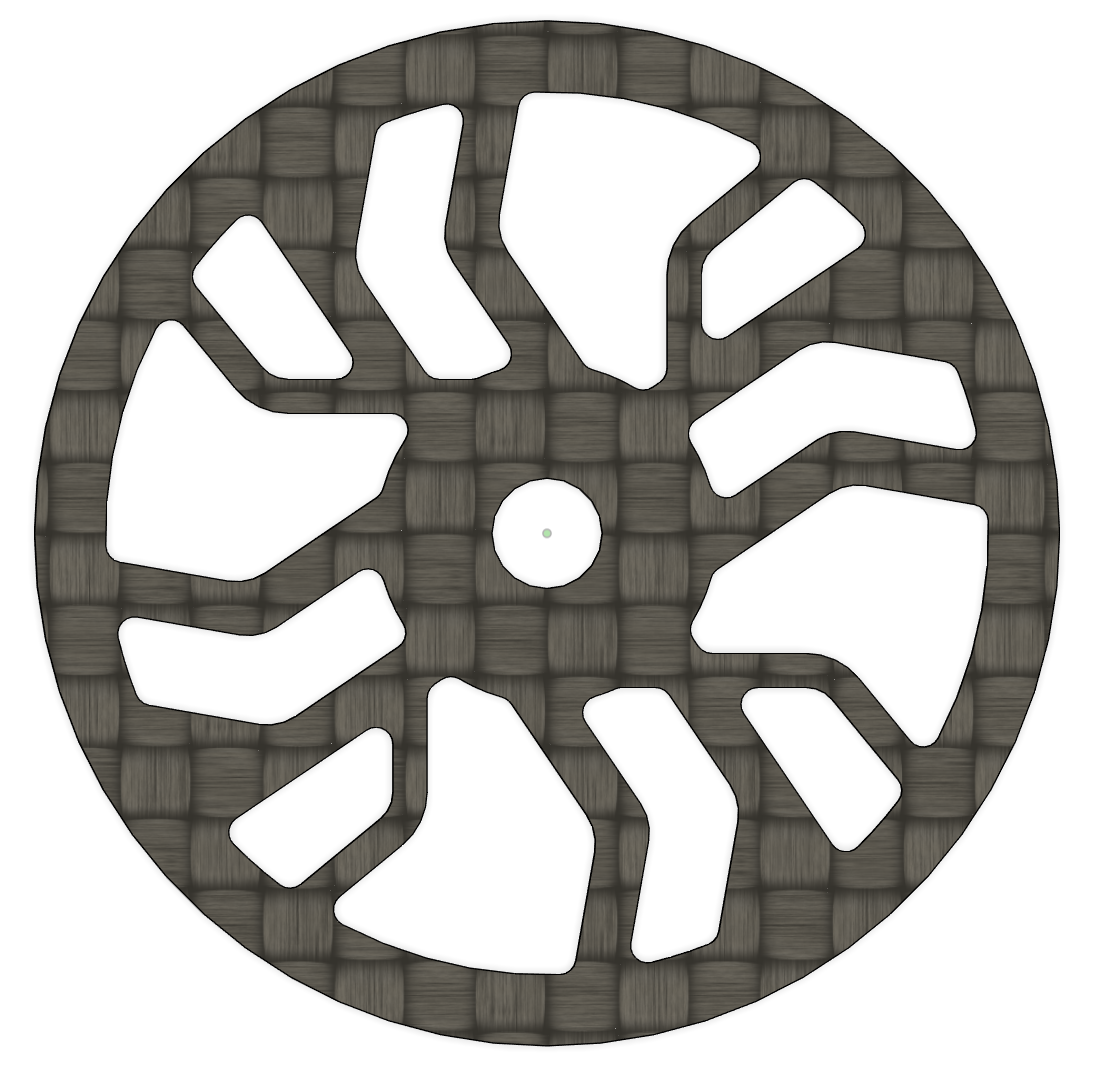 TP3D 3D Radio Wheel with Carbon Fiber Insert