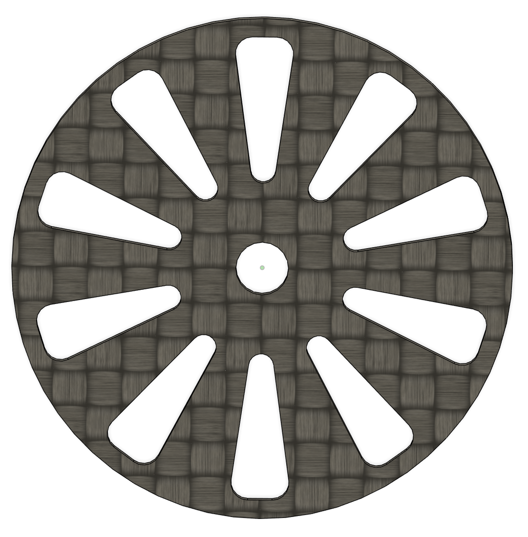 TP3D 3D Radio Wheel with Carbon Fiber Insert