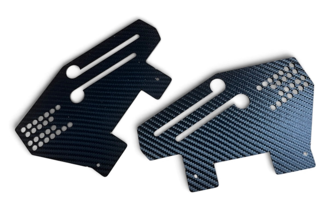 TP3D Carbon-Look Kydex Sprint Car Wing Mounts