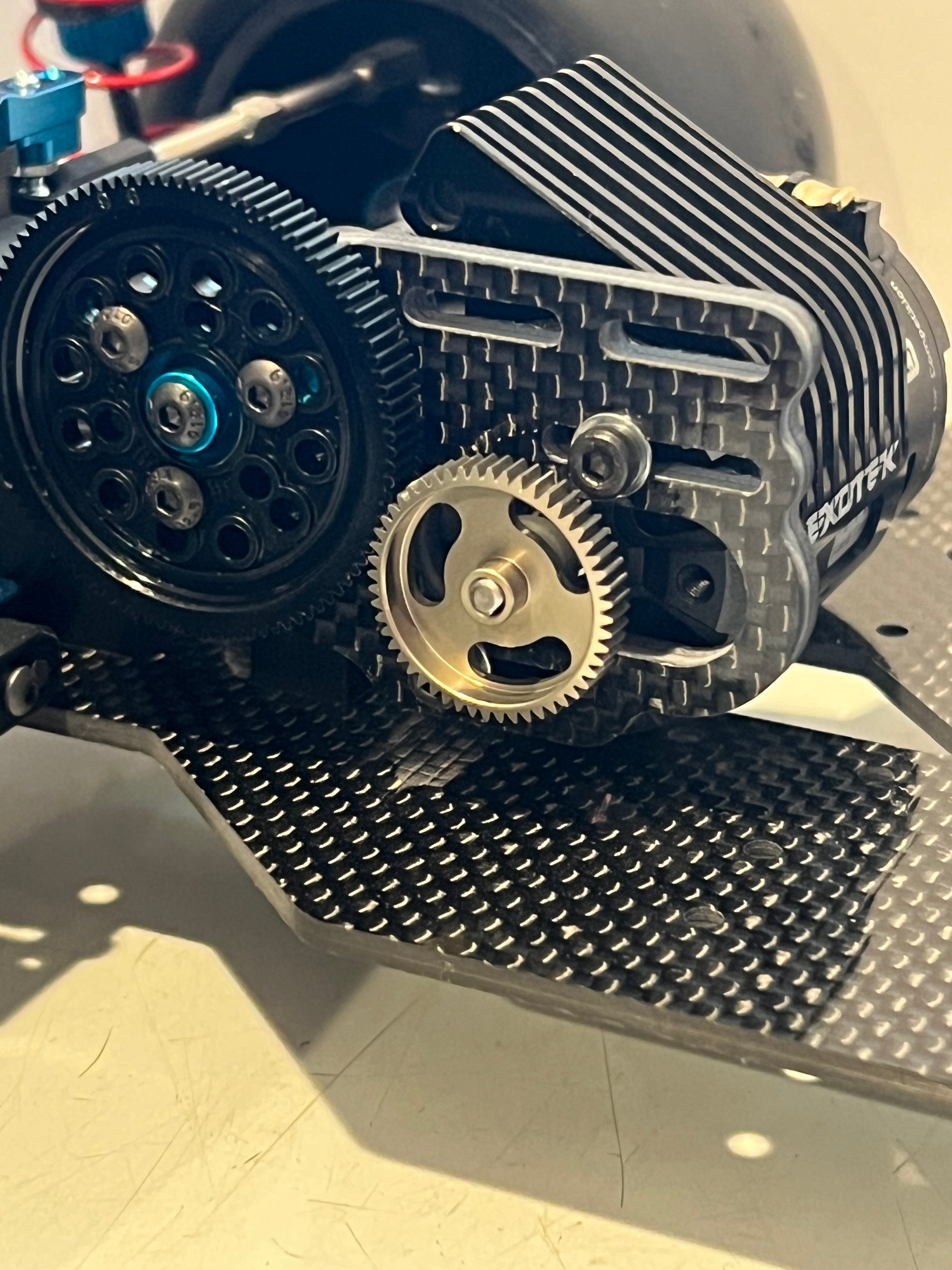 TP3D CW Extended Carbon Motor Plate